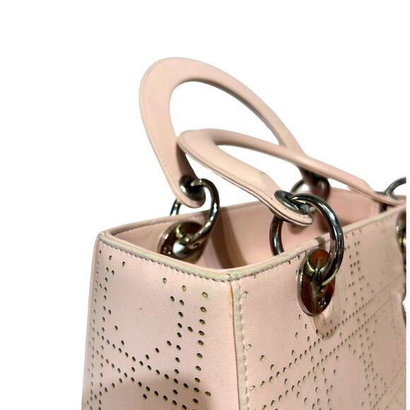 Cannage Perforated Lady Dior - Picture 8 of 12